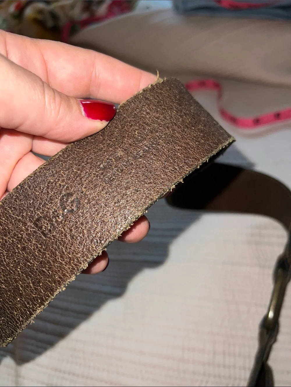 D&G Leather Belt